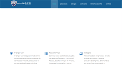 Desktop Screenshot of grupokaer.com.br